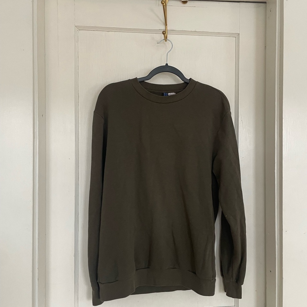 Divided Men's Crewneck Sweatshirt - Olive